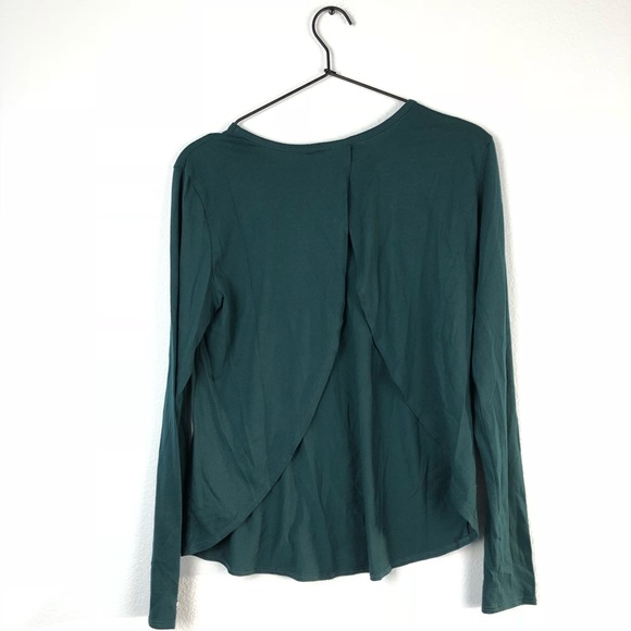 Fabletics • Green Millie Open Back Long Sleeve Top - Picture 8 of 8